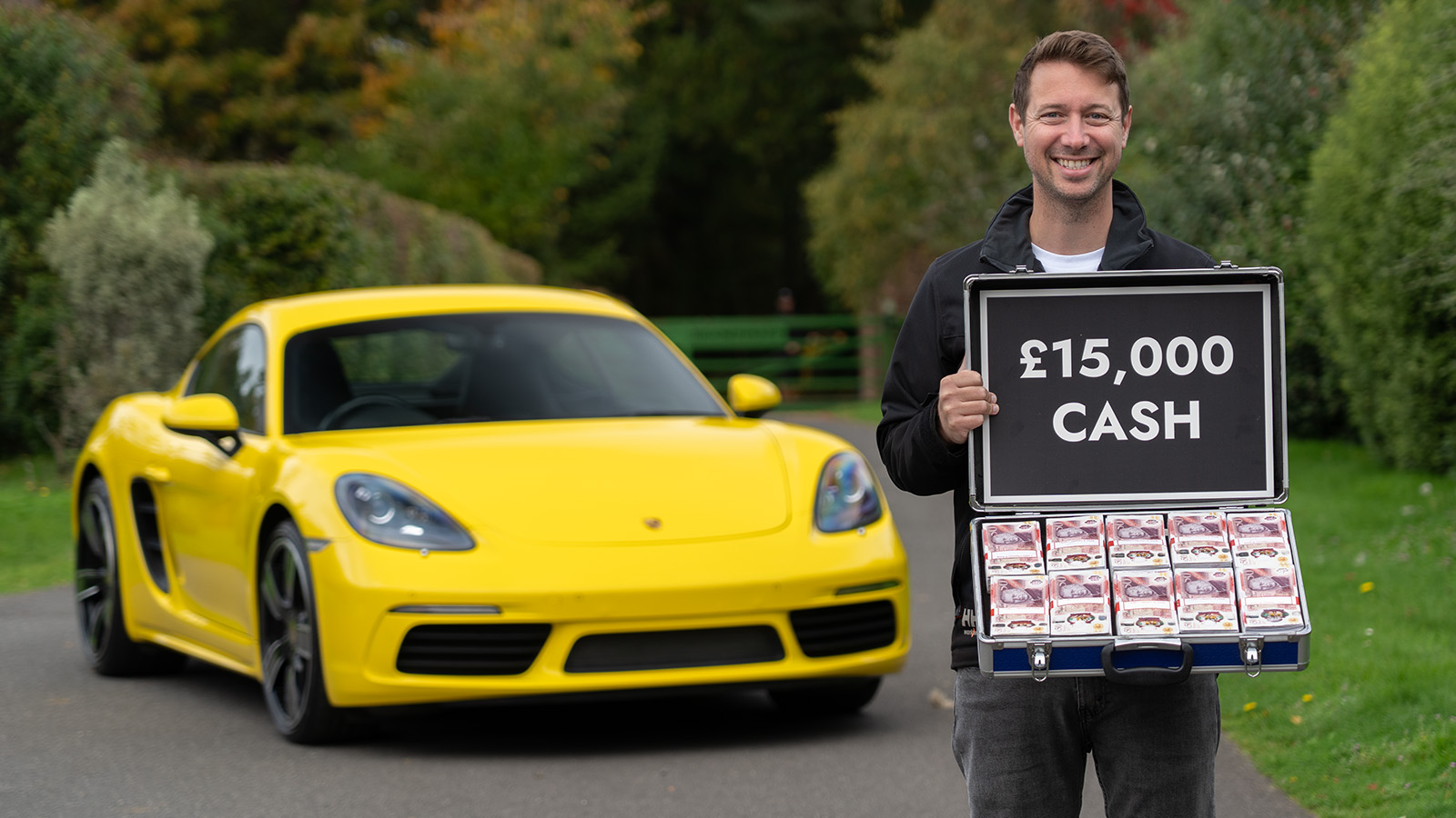 6p For A Porsche 718 Cayman & £15k Tax-Free Cash! Unmissable Deal!