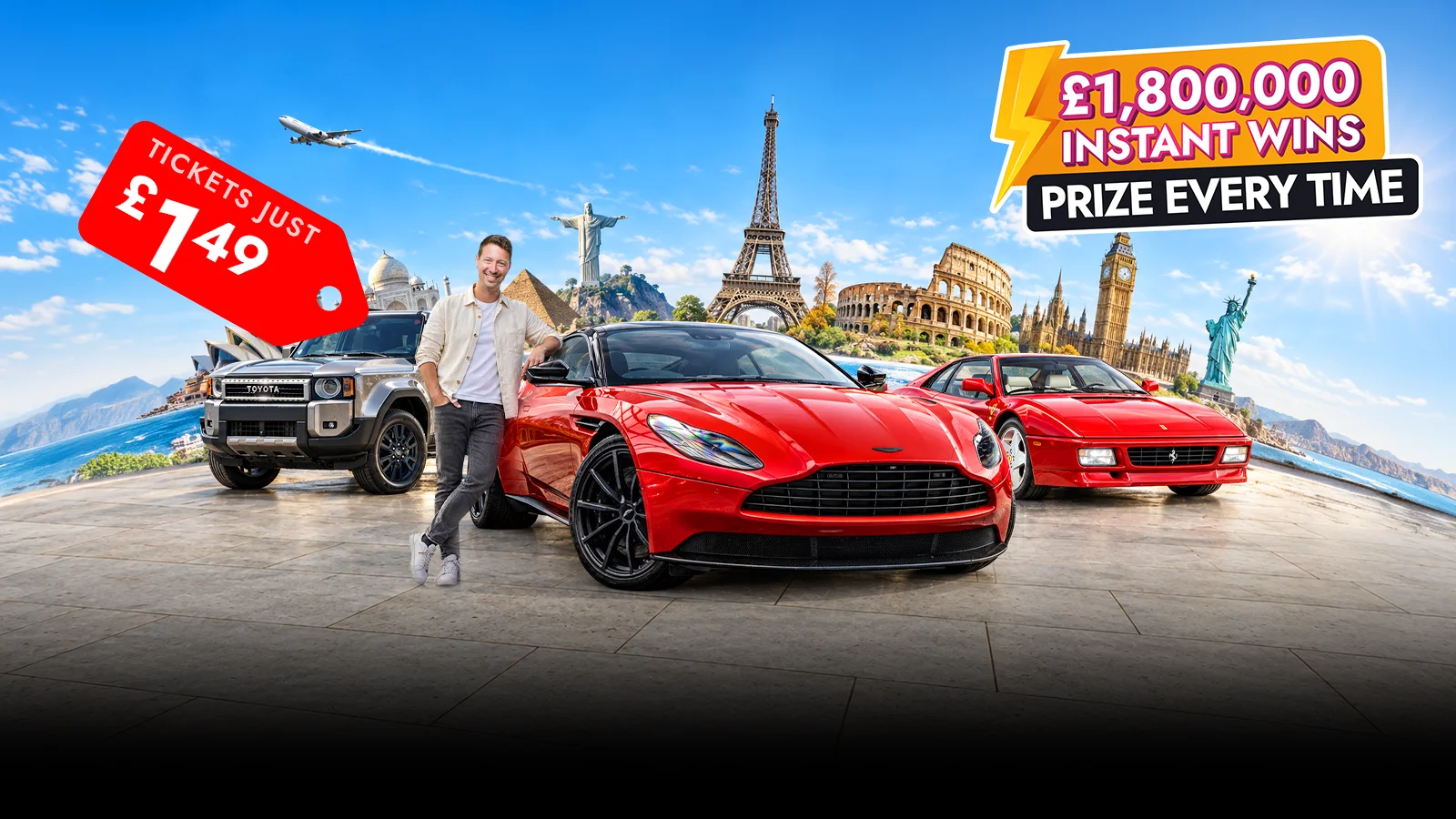   Now Live! Explore the World of Prizes and Instantly Win Every Time for £1.49!