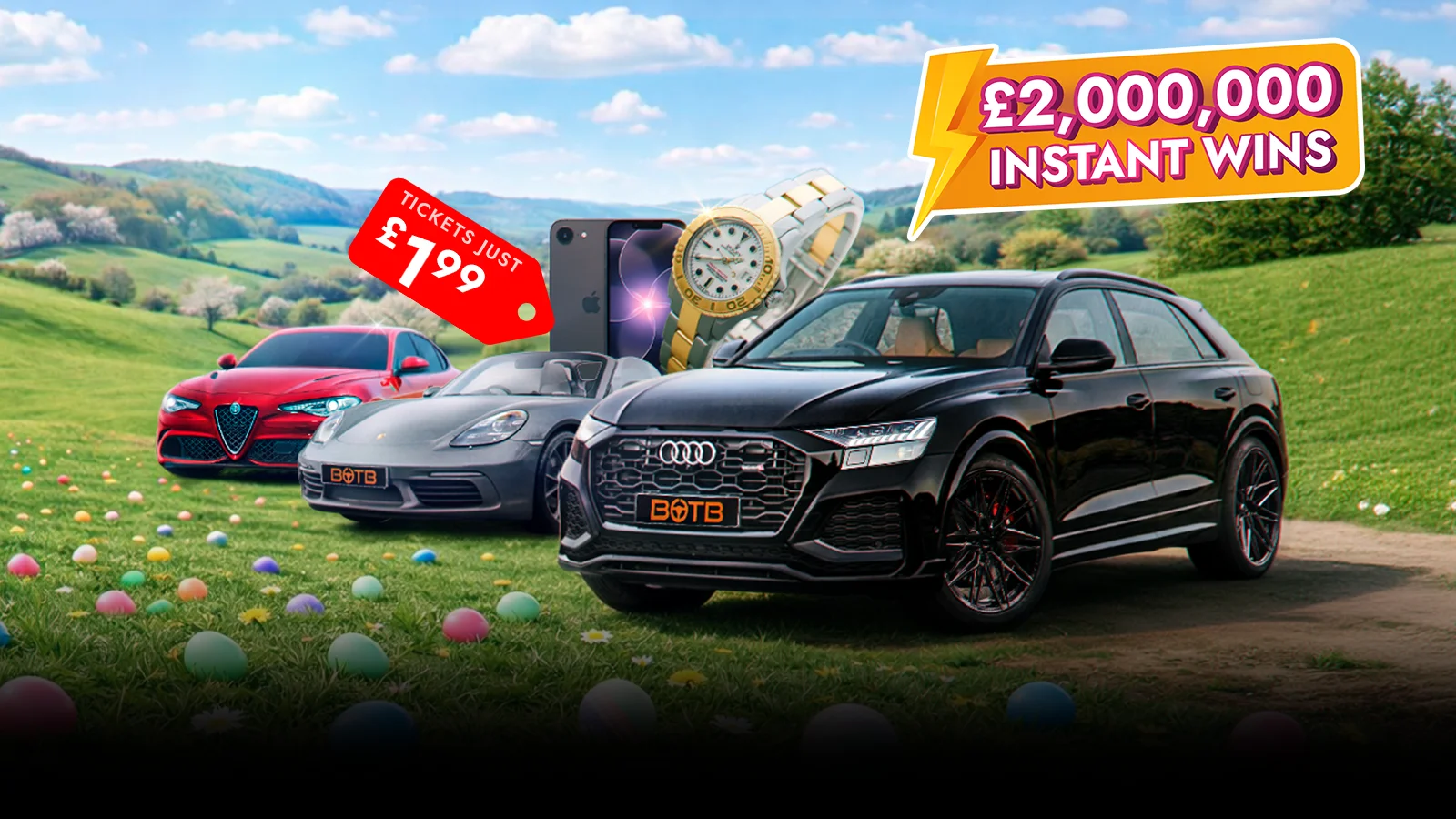   Easter Special! Instant Prize Hunt For Only £1.99!