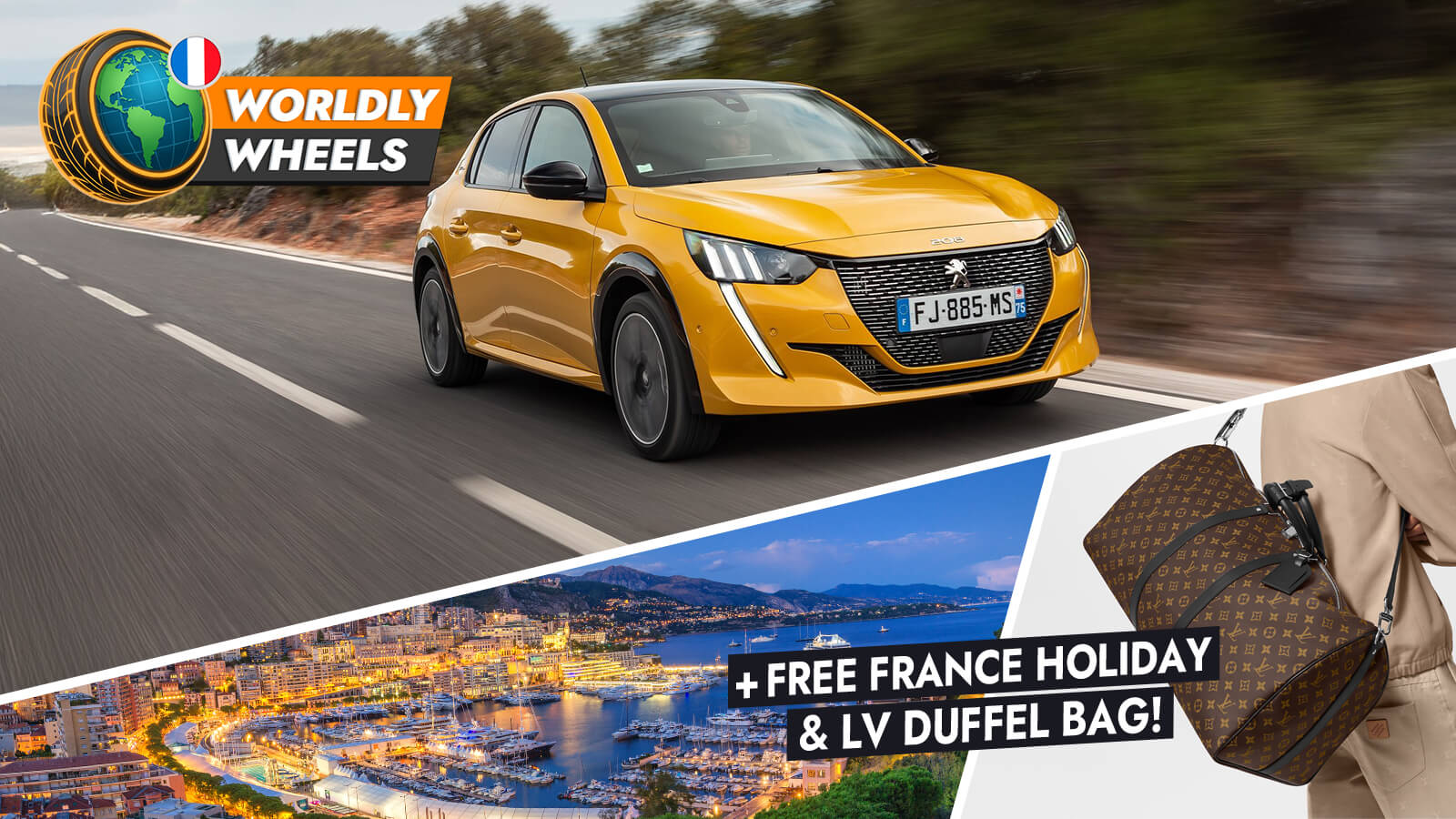  Peugeot 208 GT Premium Hybrid + FREE France Holiday & LV Duffel Bag