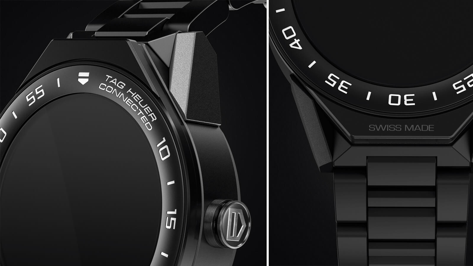 tag heuer connected 45 black ceramic