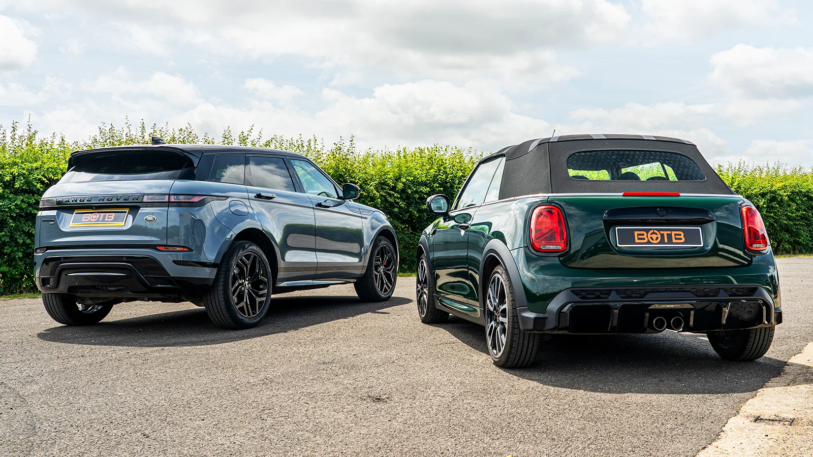   Time’s Nearly Up! British Motor Royalty - Range Rover Evoque & Mini Cooper S for 9p