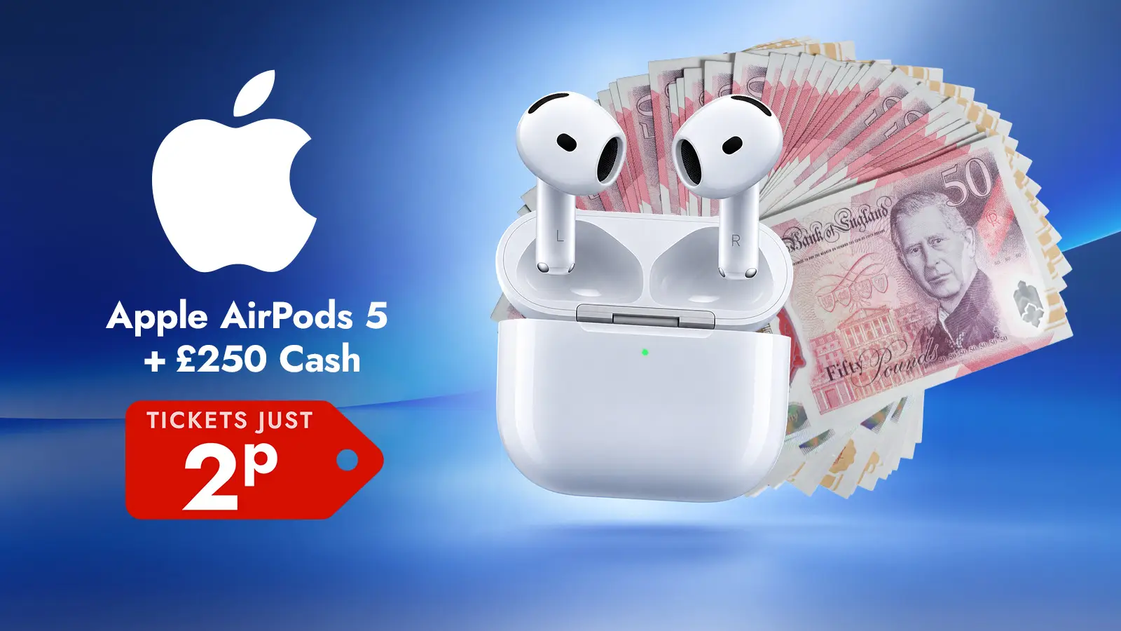   Win this New Apple Airpods 5 + £250 Cash