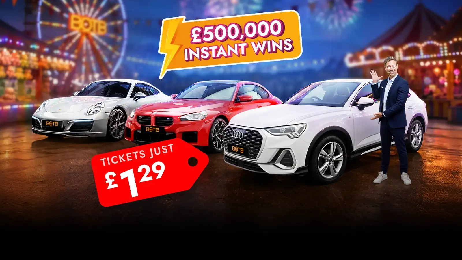   Just Launched! Join The Carnival Extravaganza - £500k Instant Wins For Just £1.29!