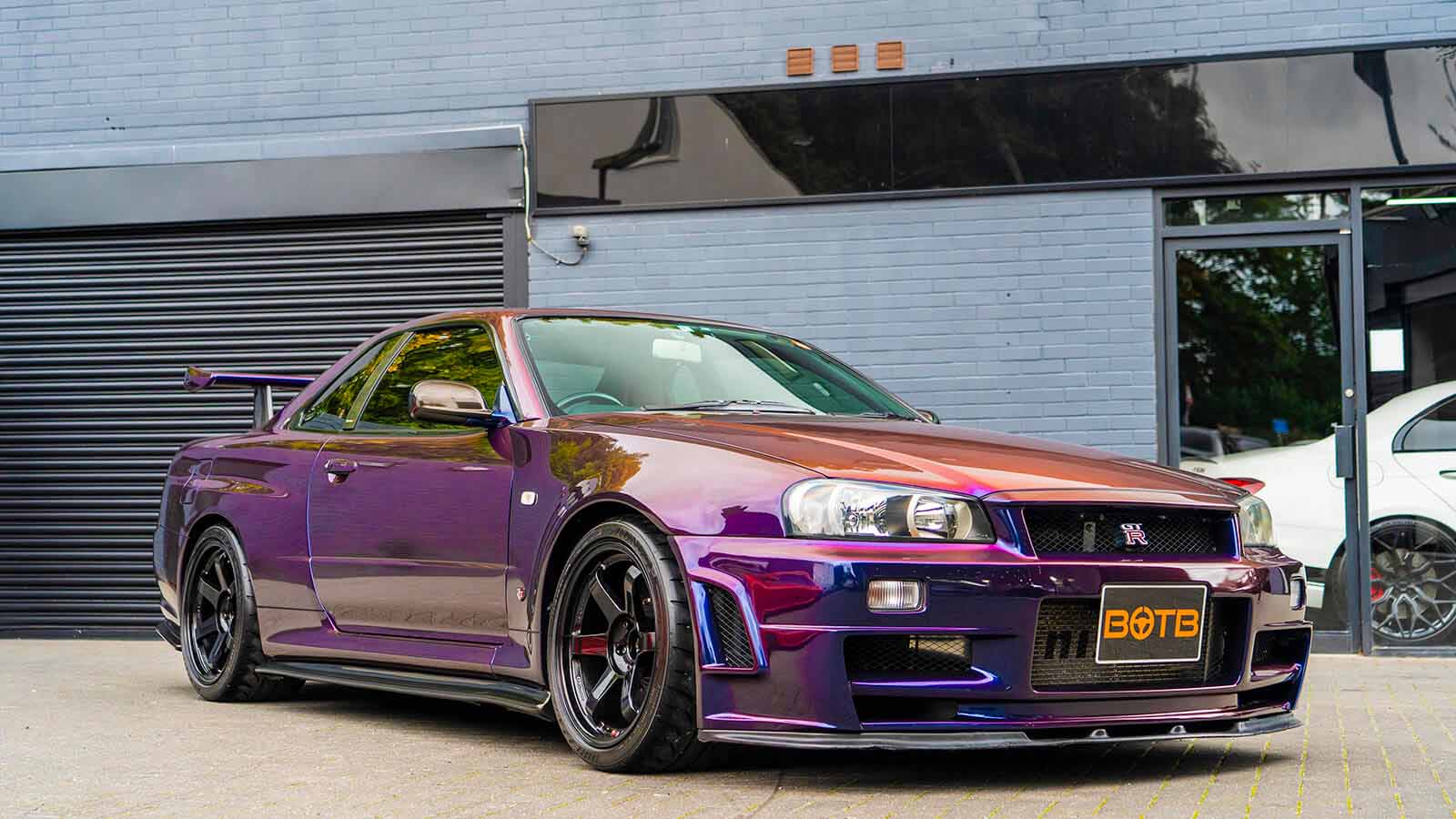 Purple nissan skyline Nissan Skyline R34 GT-R