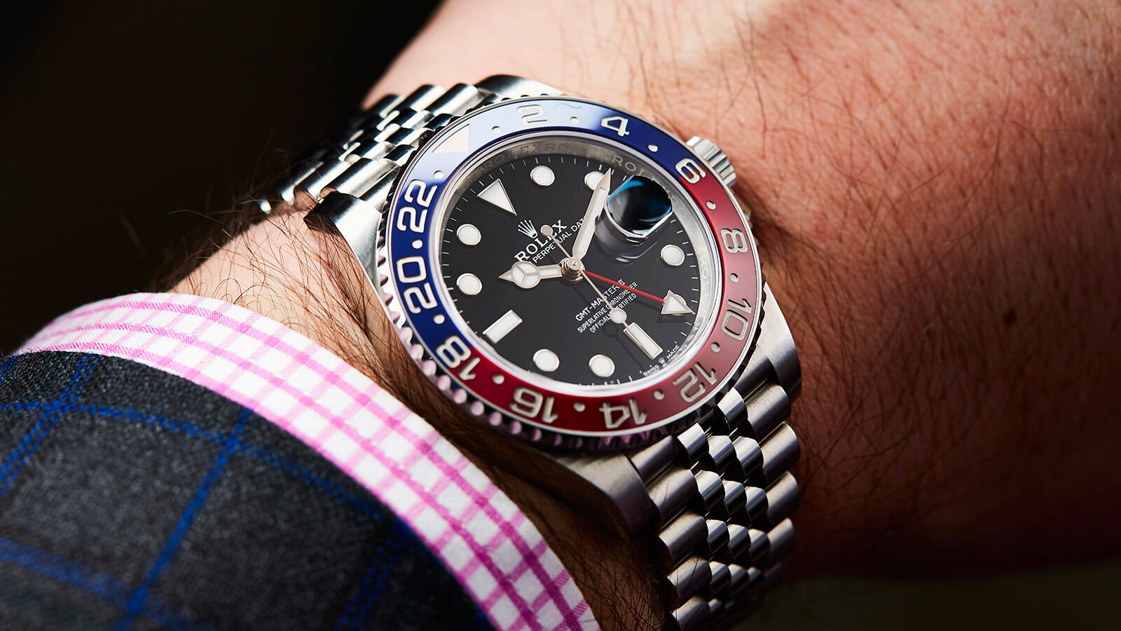 Sale > Rolex Gmt 2 Pepsi > In Stock