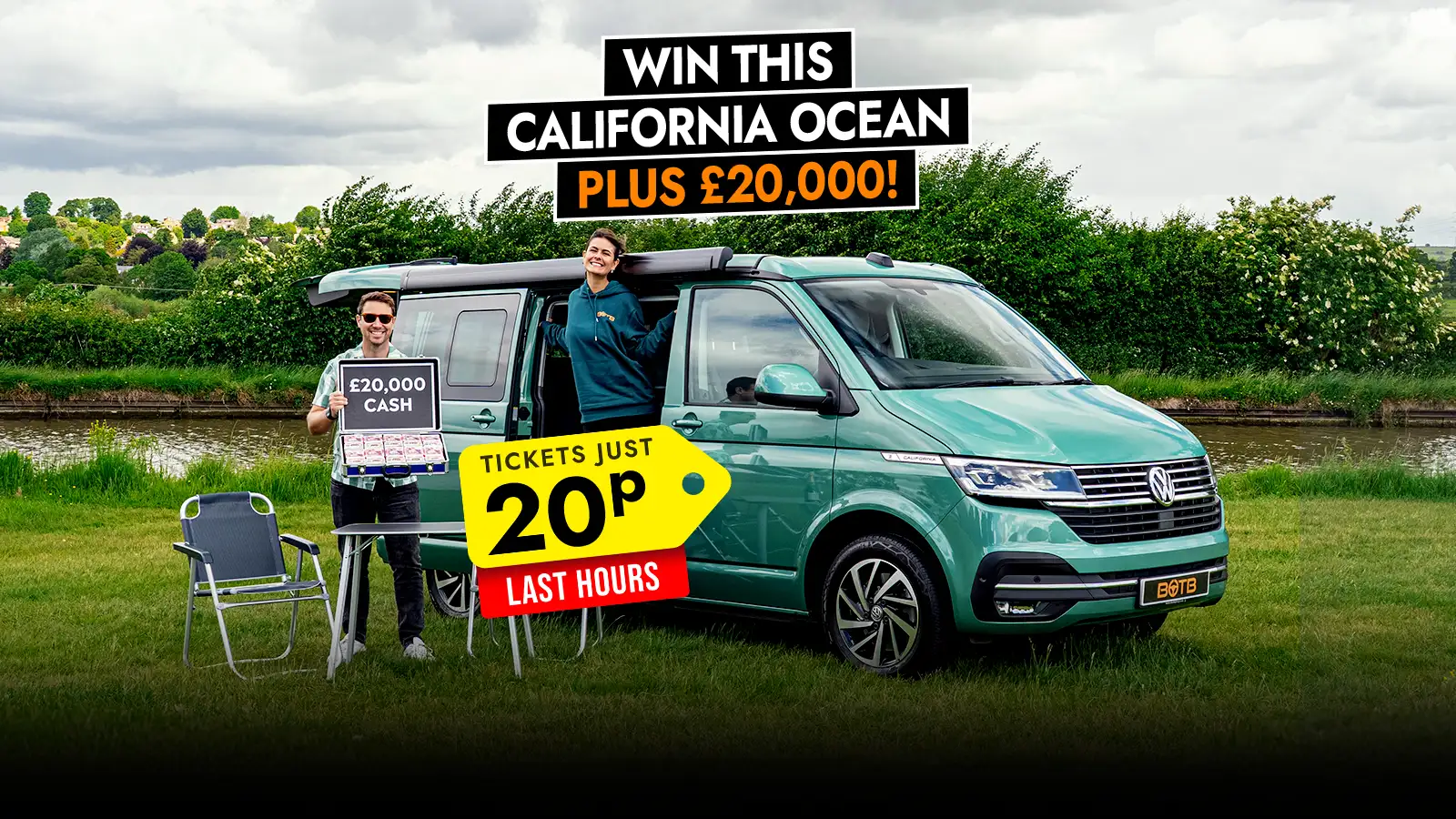   VW California + £20k for 20p – Your Dream Road Trip Awaits!