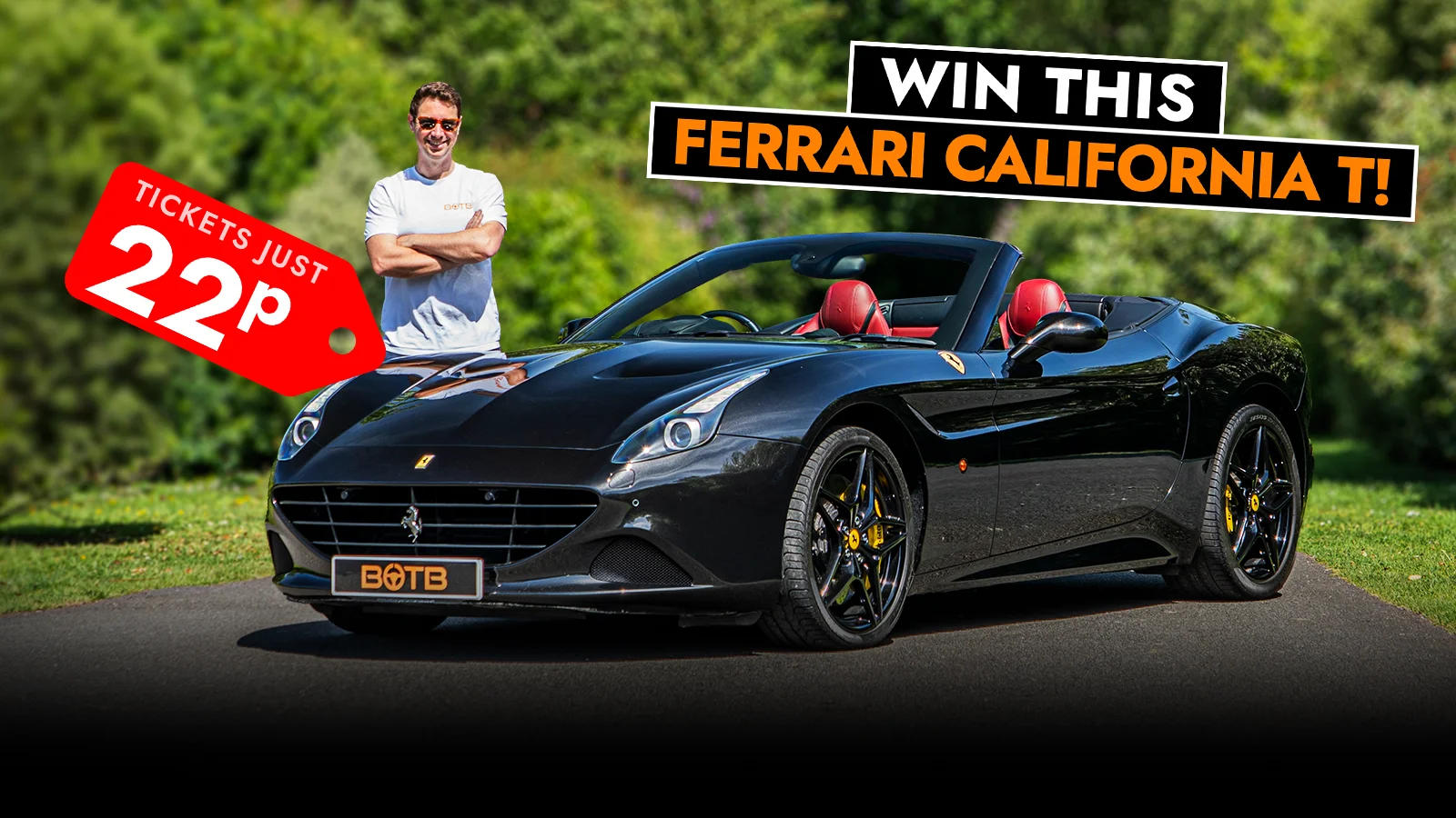   Ultimate Convertible Experience – Win a Ferrari California T V8 for 22p!