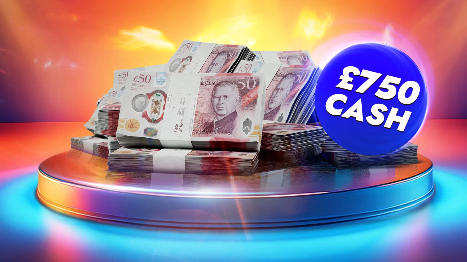   Win £750 Tax Free Cash!