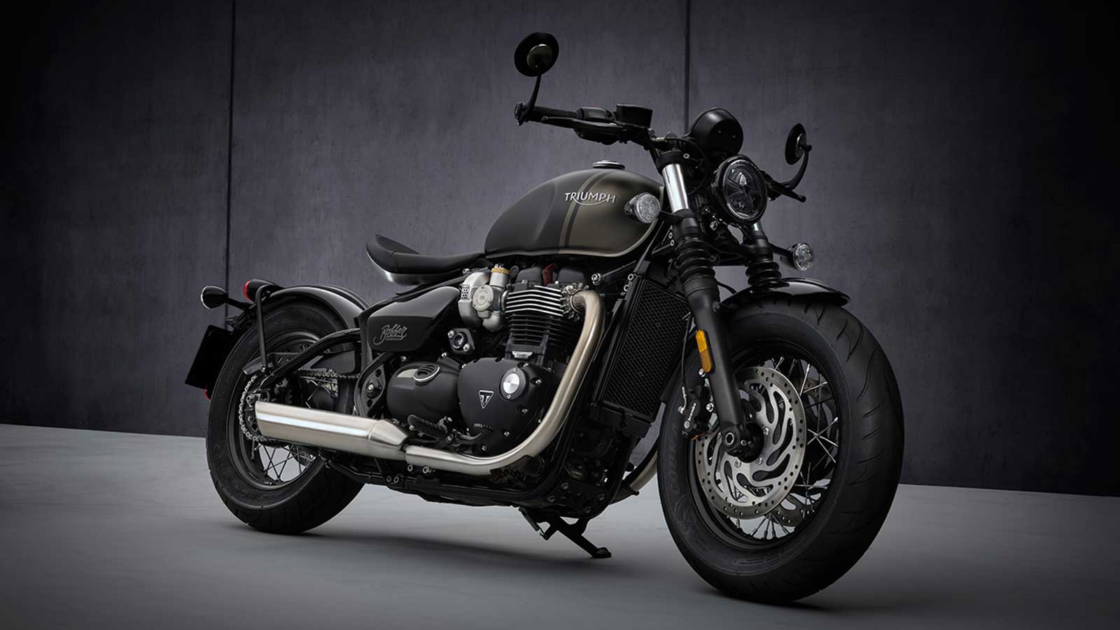 2023 triumph bonneville bobber black