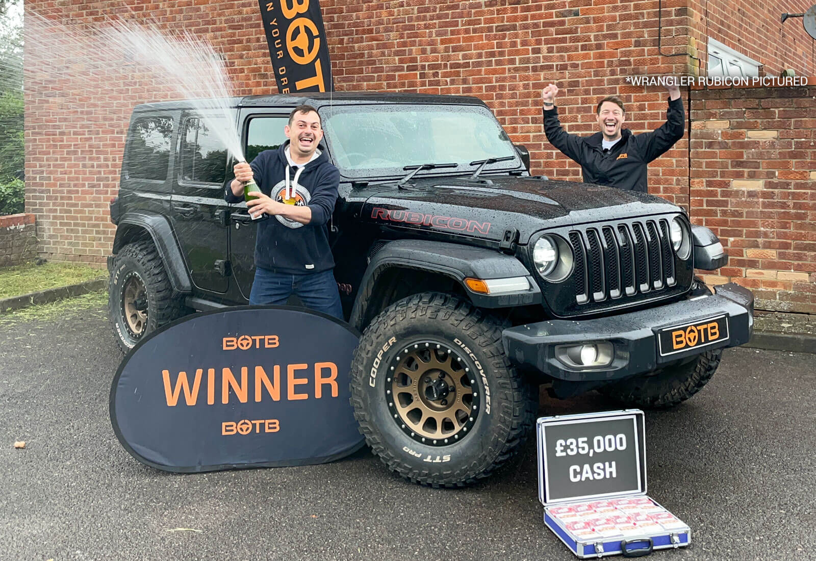 Midweek Car Winner Piotr Czajka Wins Jeep Wrangler Overland + £35k - MW2321  | BOTB