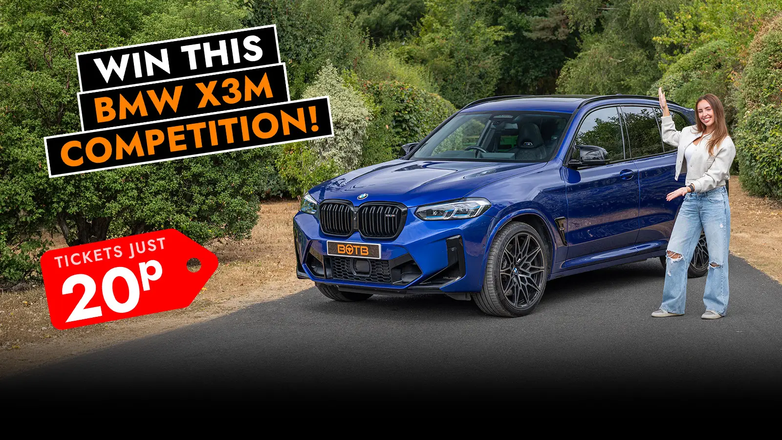   Just Dropped!  £60k Of Engineering Mastery - Win This BMW X3M Competition For Just 20p!