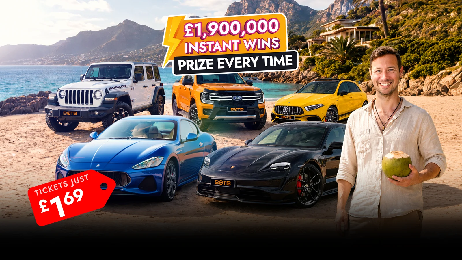   Introducing… Discover Prize Island – £1.9M+ Instant Wins Every Time for £1.69