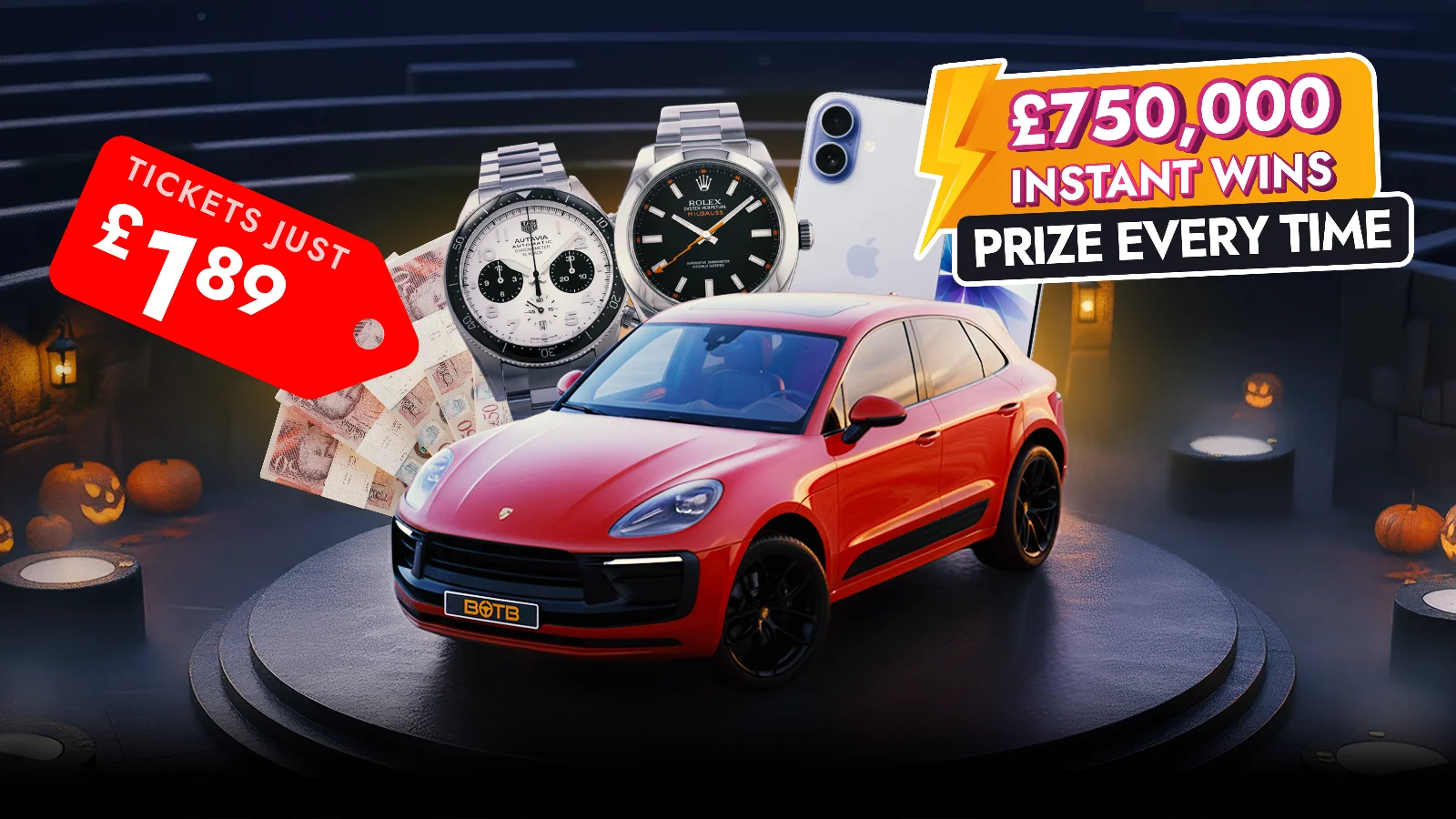   It’s Hallo-win Time! Terrifying Prizes Every Time!