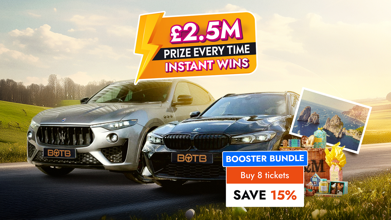 Biggest Ever Prize Every Time – Over £2.5M Worth of Prizes to Give Away This Easter!
