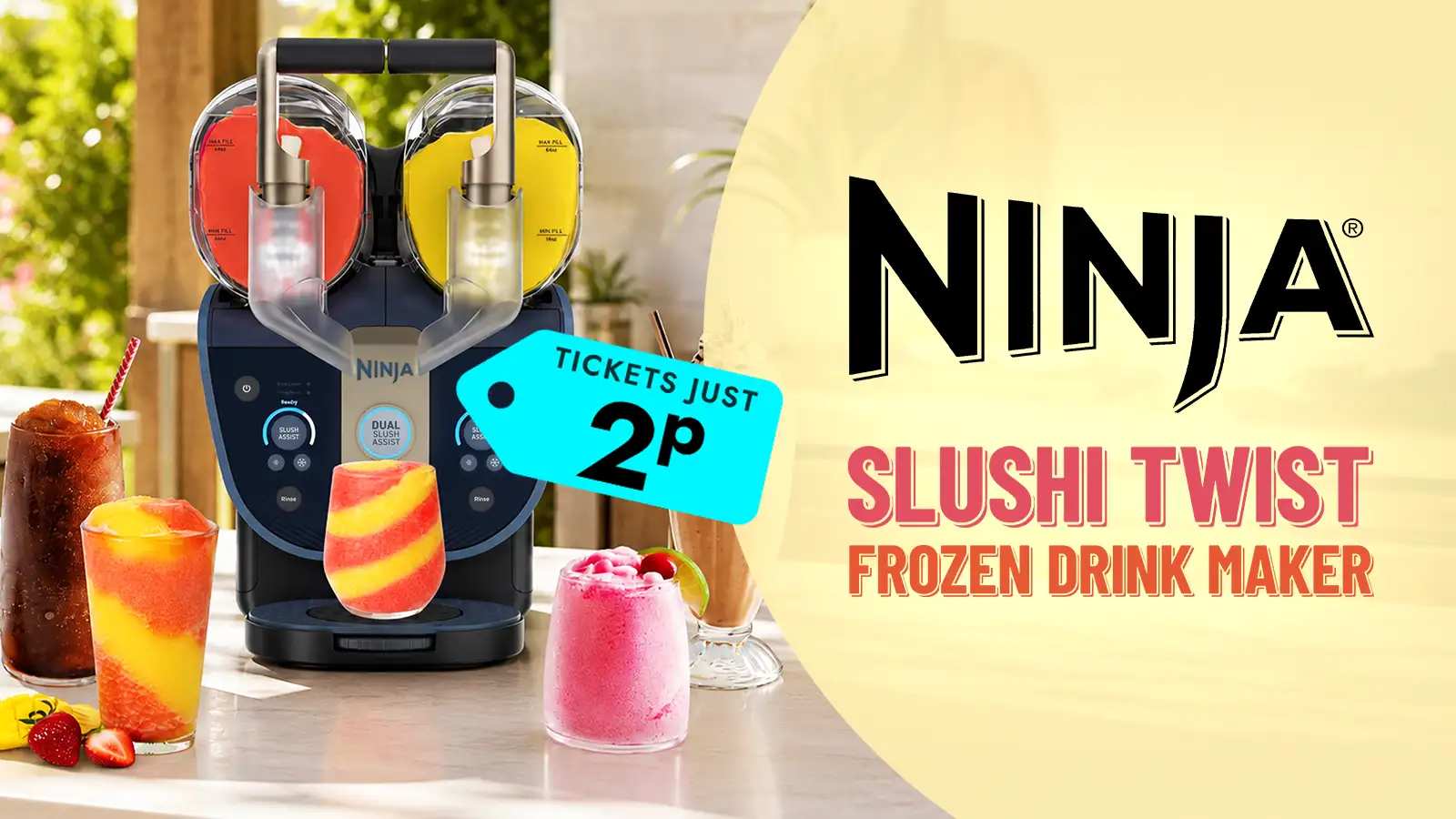   Win a Ninja Slushi Twist Frozen Drink Maker!