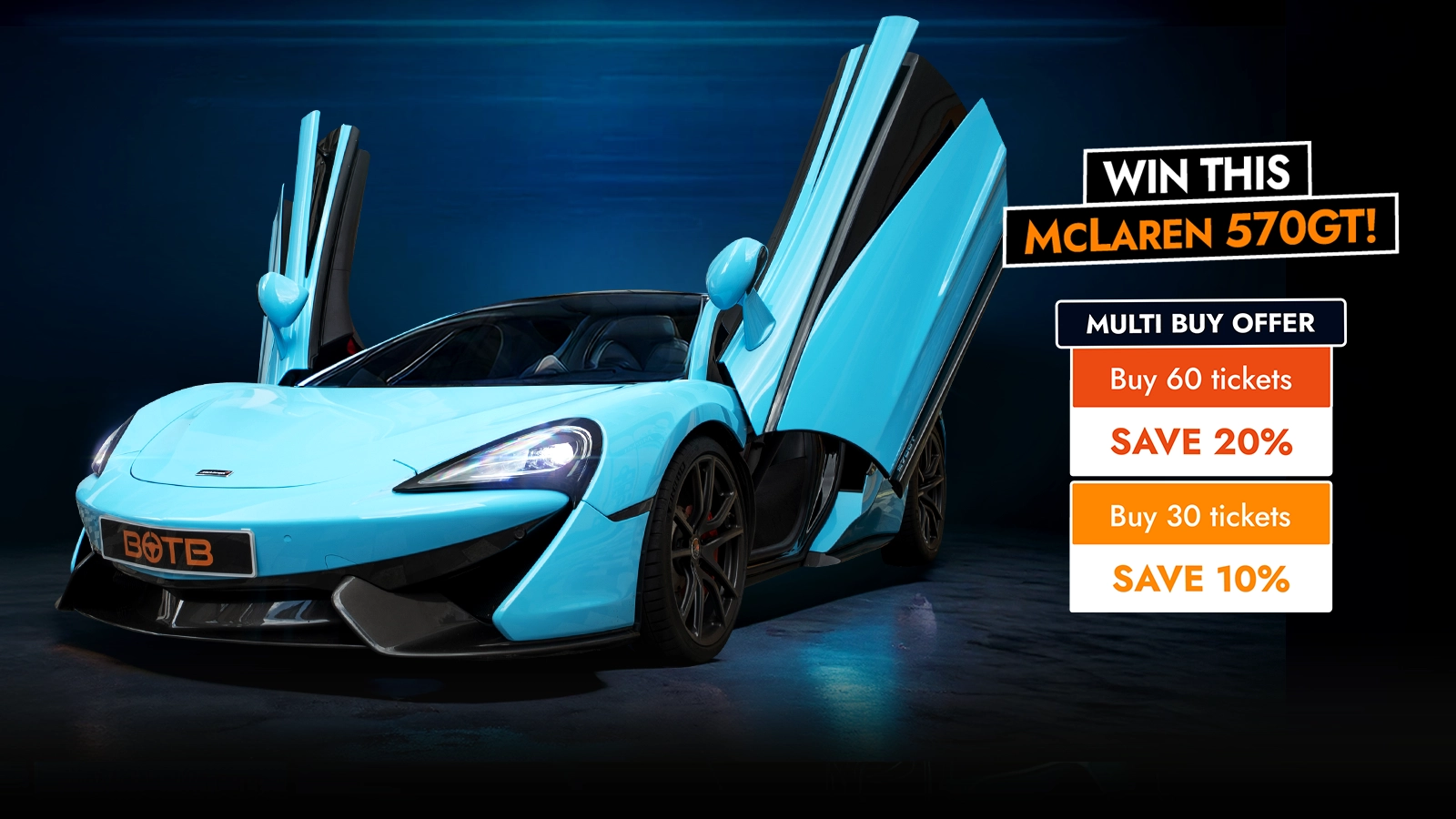 Win This 562 BHP McLaren 570 GT Worth £78,000!