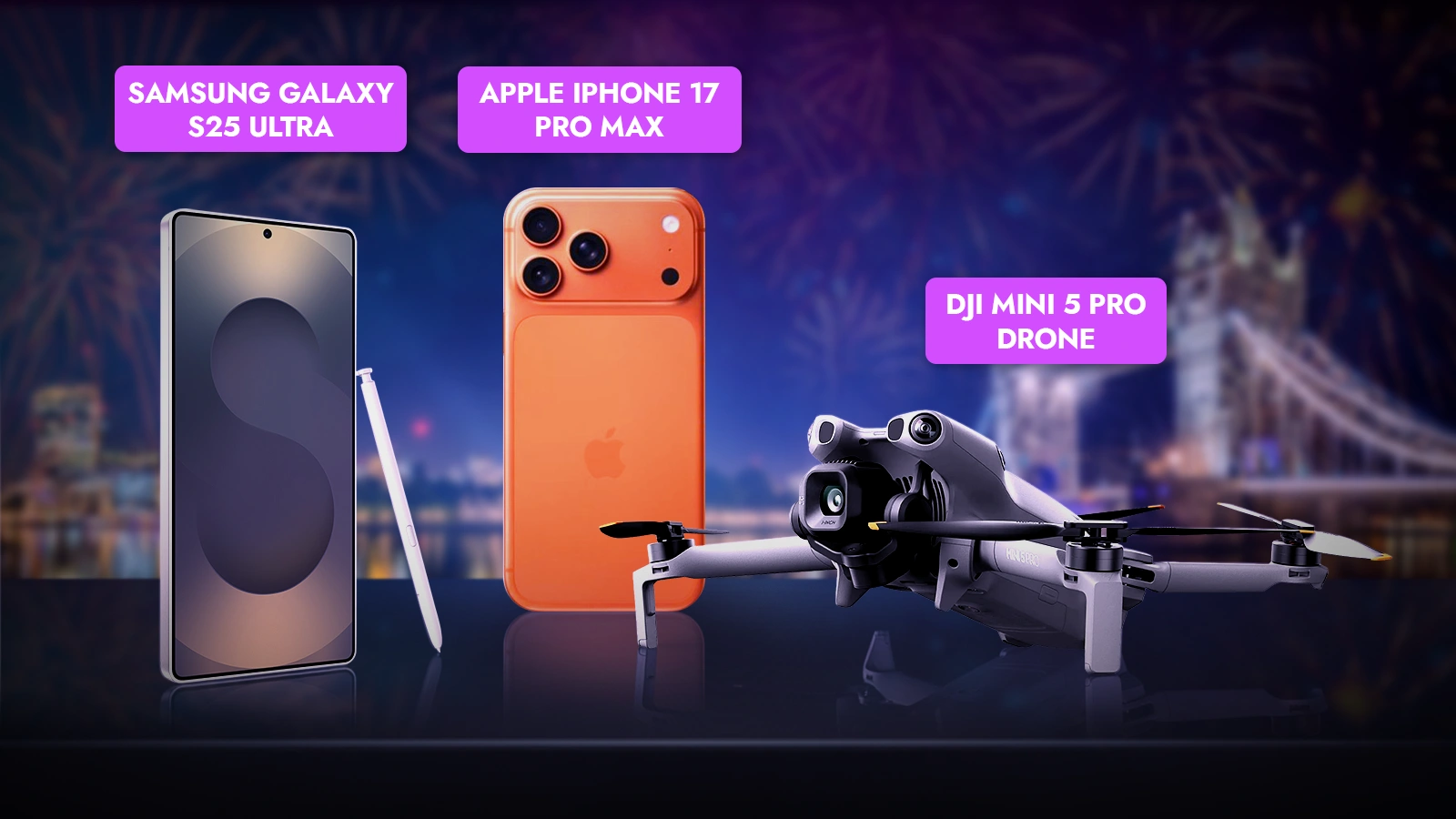   Power Up Your New Year With An Instant Tech Stash Worth £1.5M!