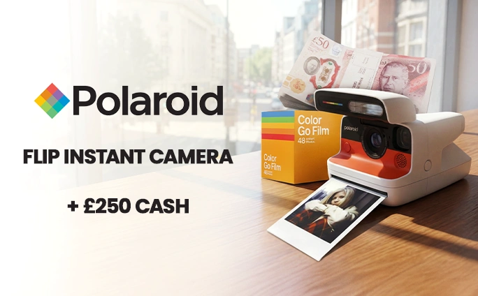Win Polaroid + £250
