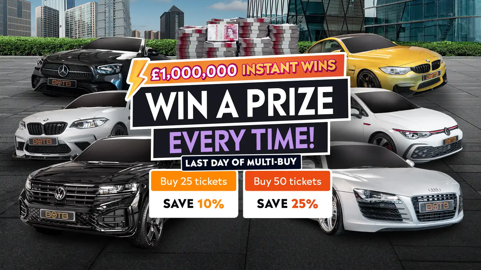   The £1M Competition: 100% Chance to Win!