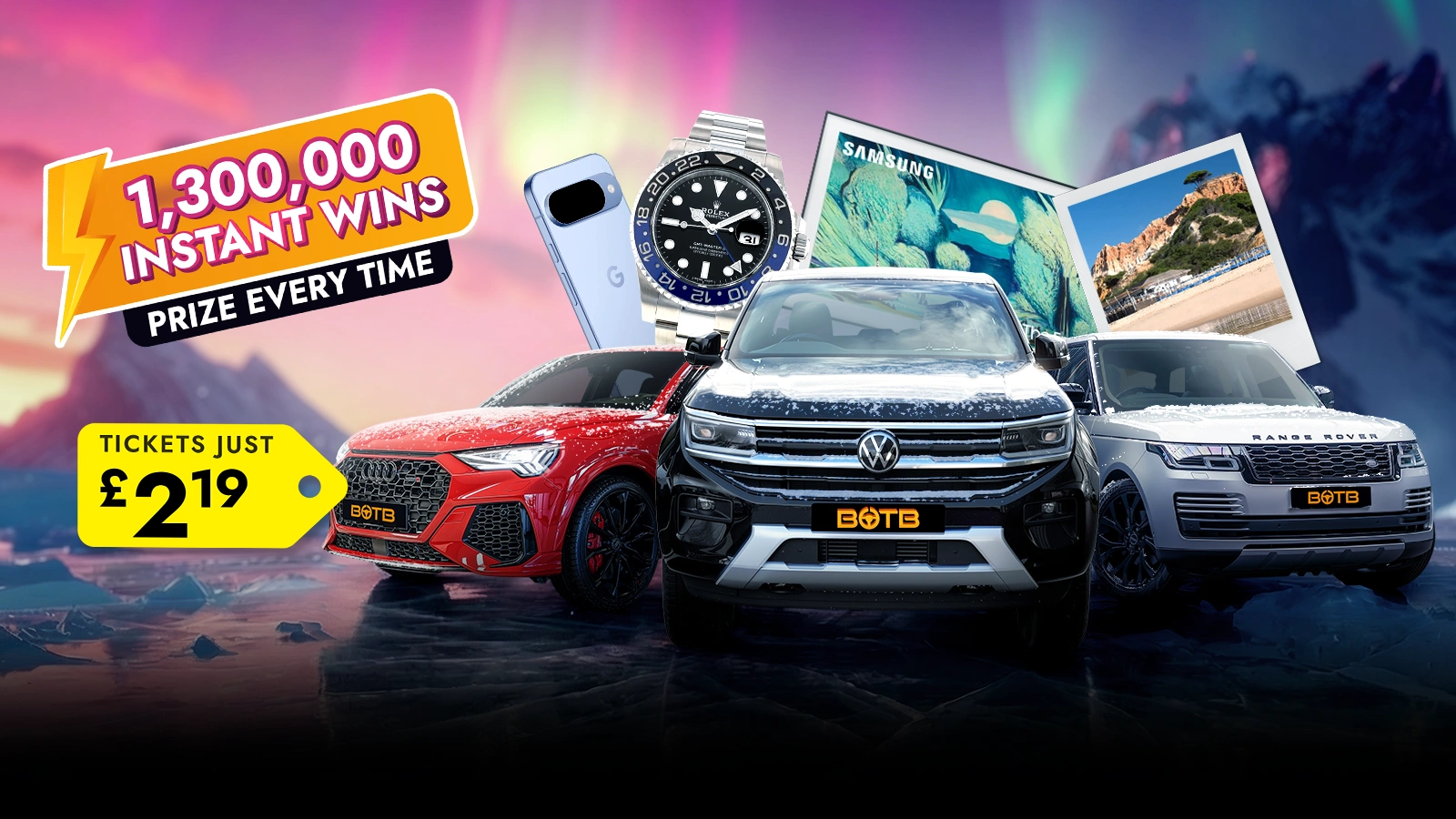   £1.3m Prize Every Time - Head To The Arctic To Win!