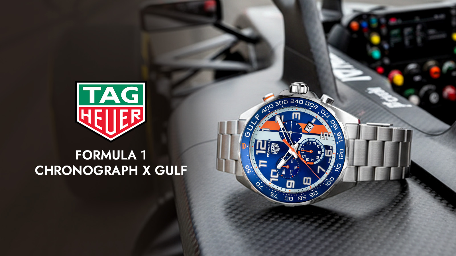   Win a TAG Heuer Formula 1 Chronograph X Gulf Watch