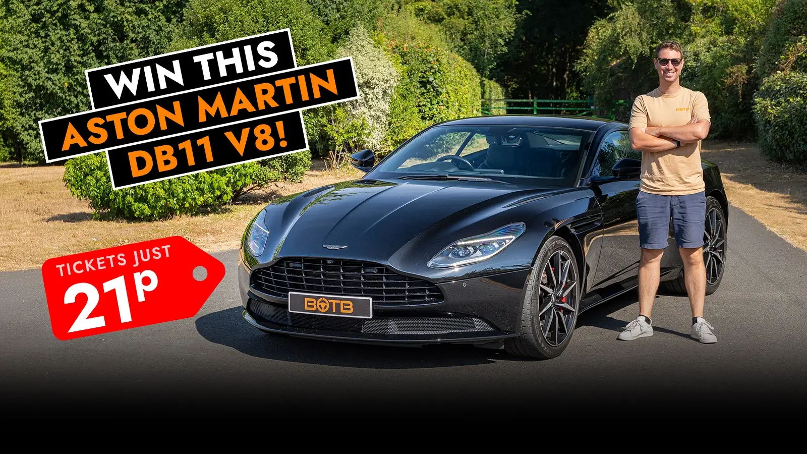   Just Dropped! British Elegance Meets V8 Power – Win an Aston DB11 for Just 21p!