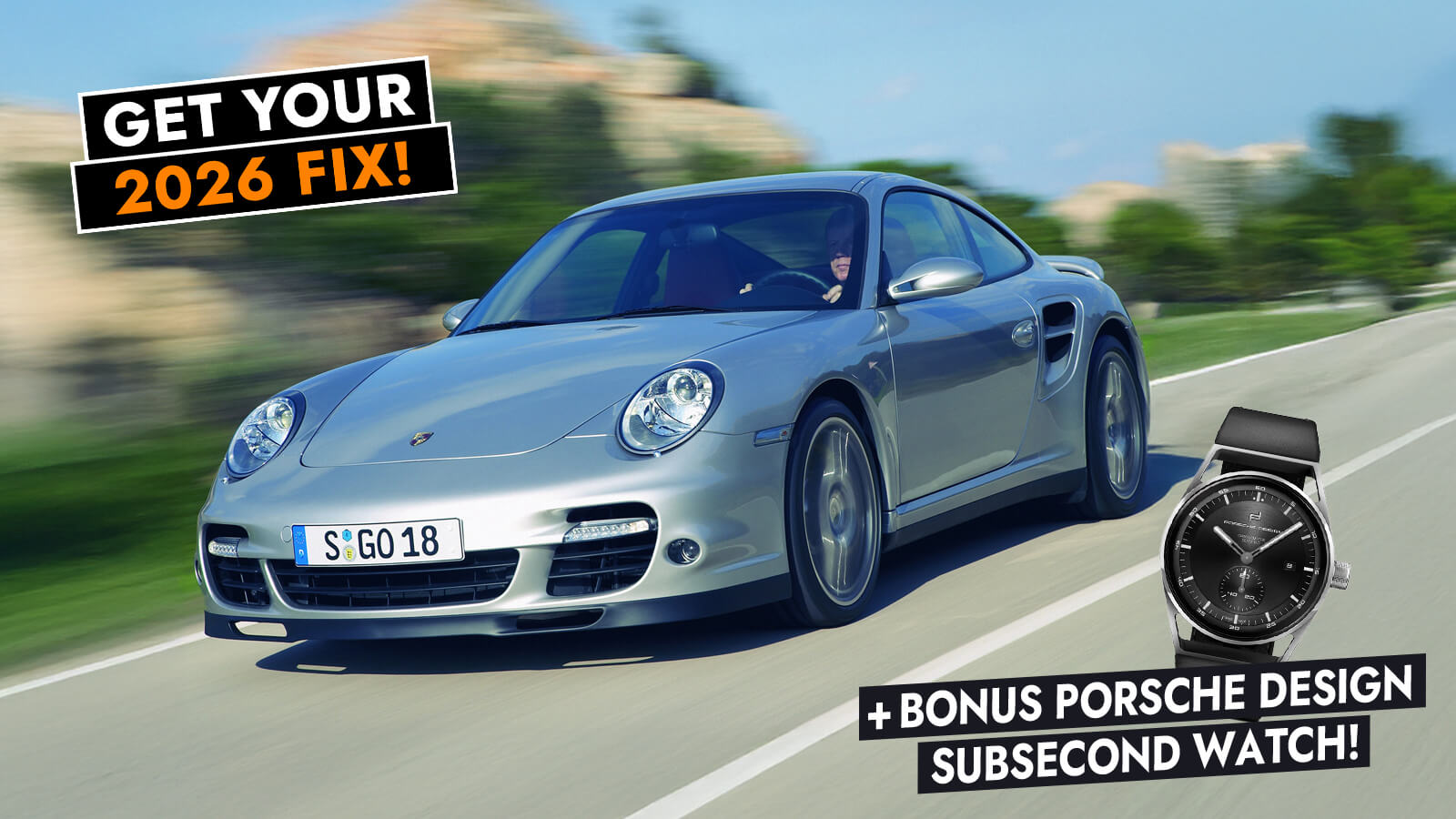  Porsche 911 Turbo (Modern Classic) + BONUS Porsche Design Watch