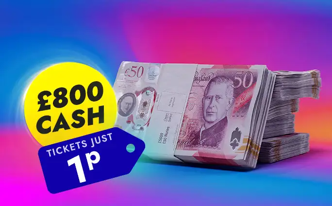 Win £800 Cash