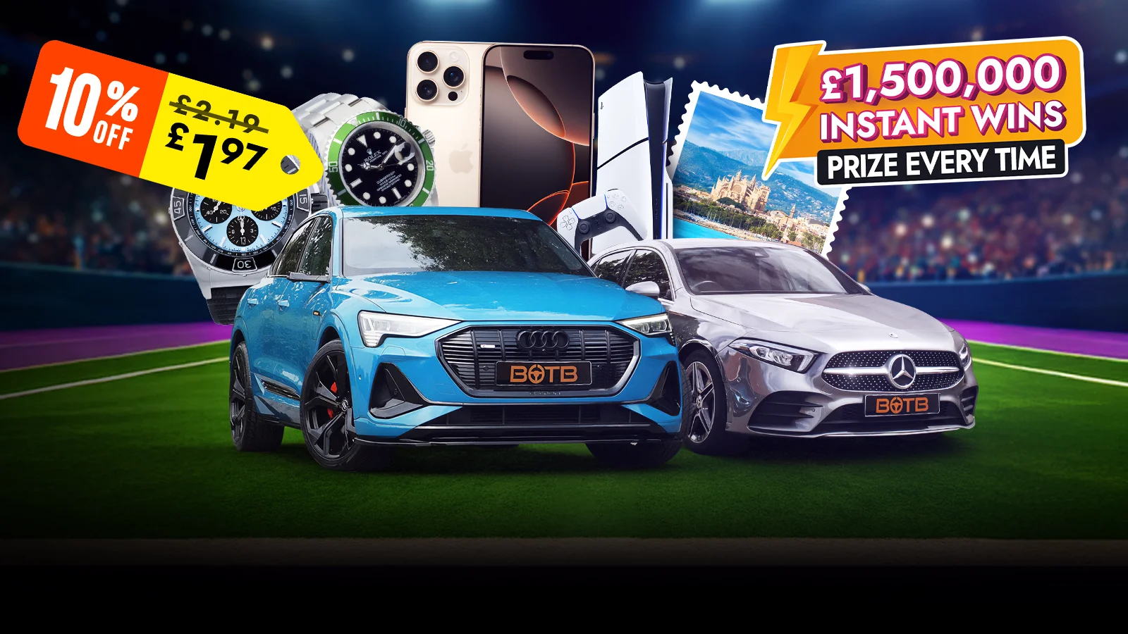 Game, Set, Match! Smash £1.5M+ Instant Wins – Prize Every Time!