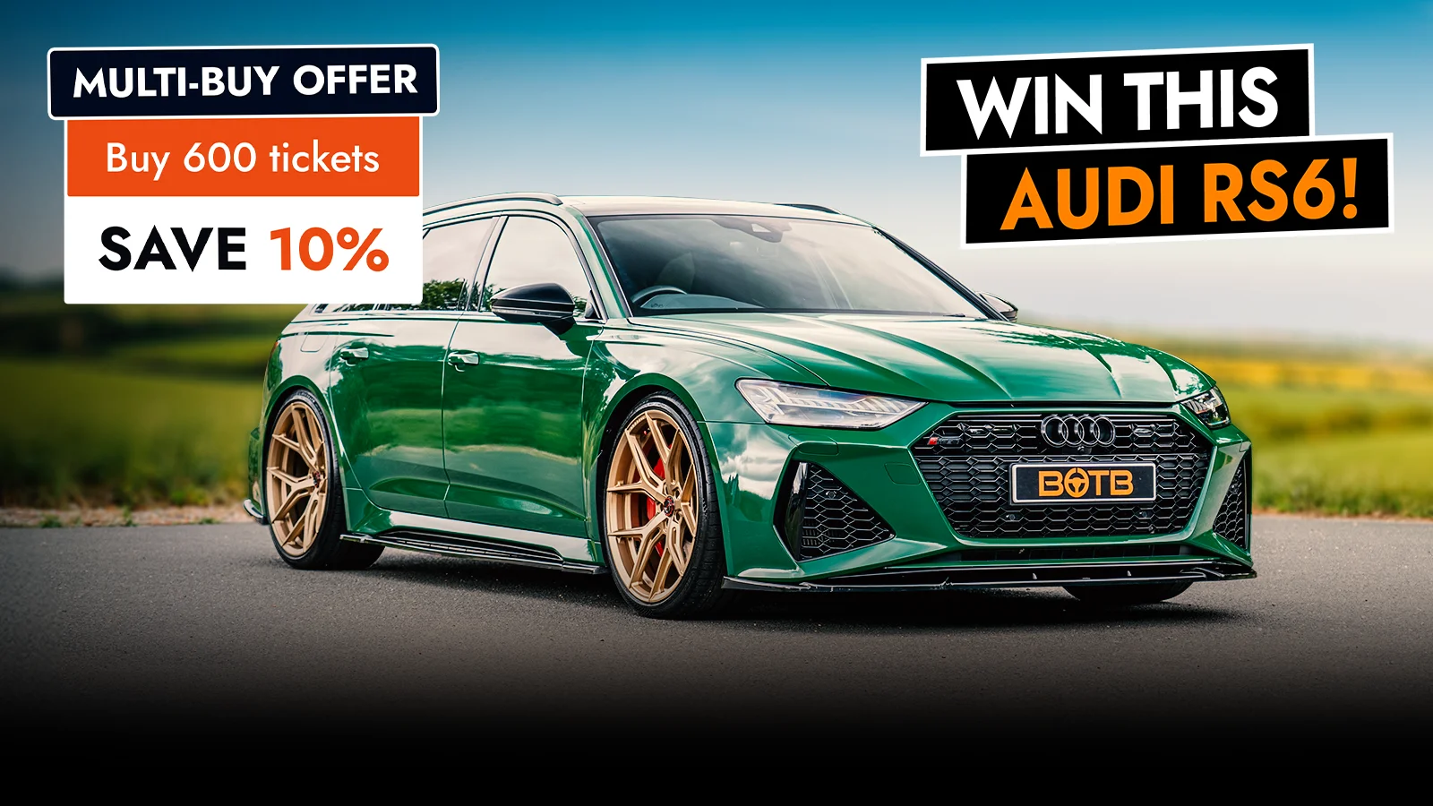 This Audi RS6 Powerhouse Worth £69k - Yours for Just 7p!