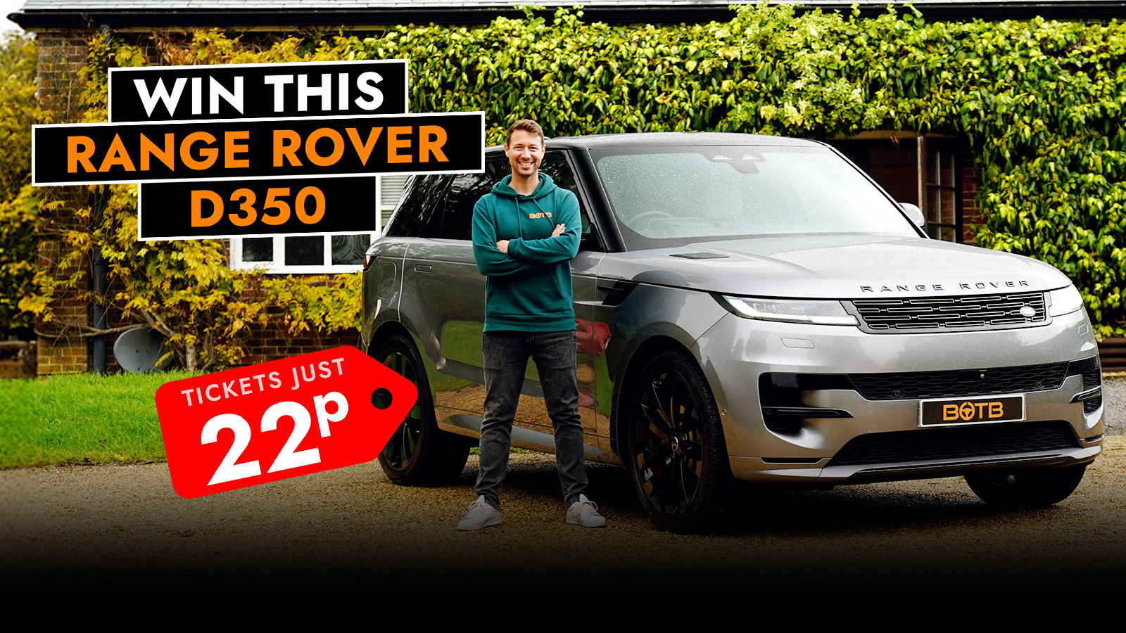22p for An SUV King – Win This Range Rover Sport D350 Autobiography