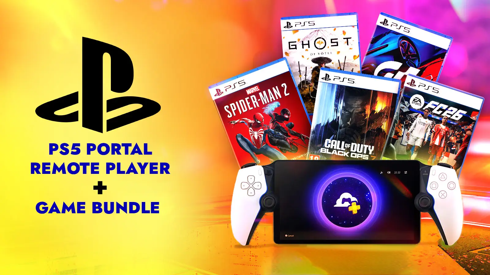   Win a PS5 Portal Remote Player + Game Bundle