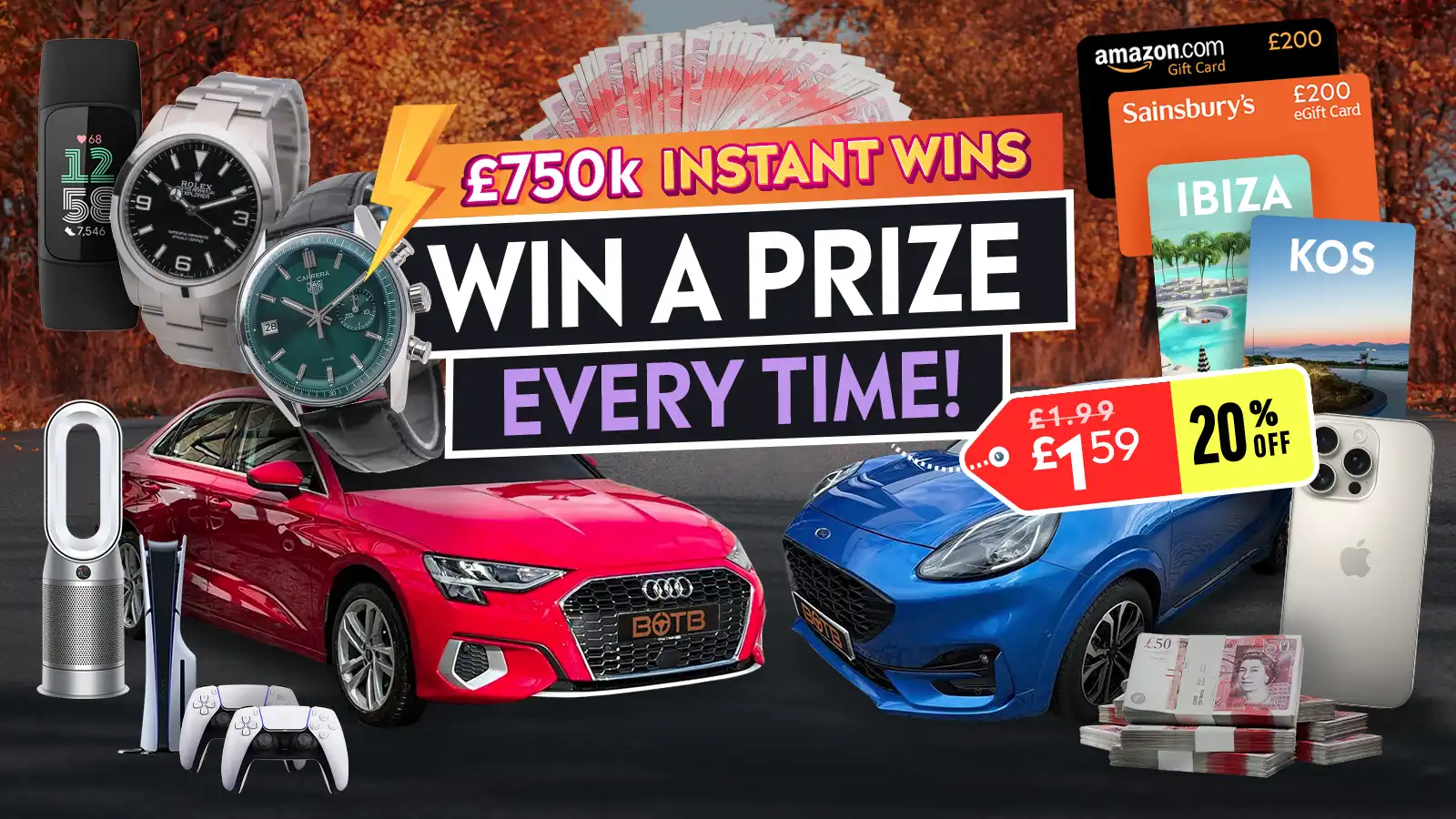   £750k Instant Wins – Something For Everyone!