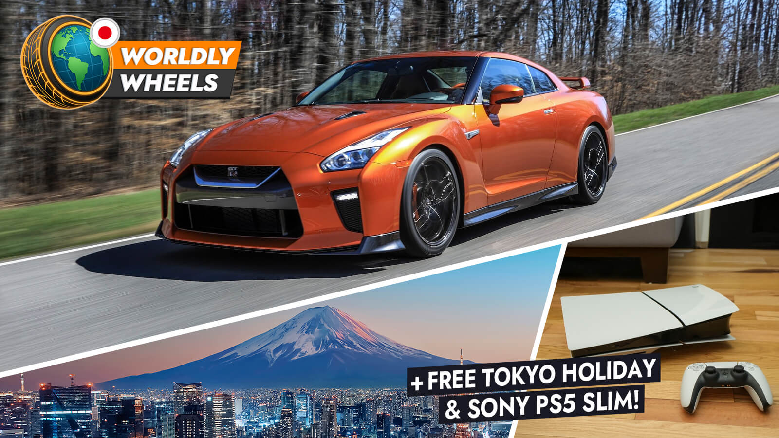  Nissan GT-R (Modern Classic)  + FREE Tokyo Holiday & PS5 Slim