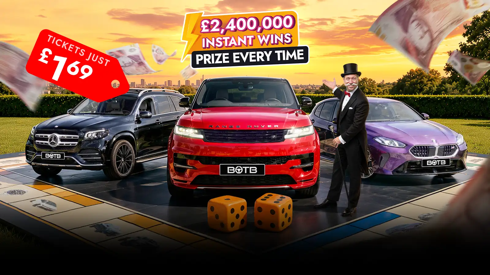   Now Live! Roll A Win Every Time For Just £1.69 in This £2.4m Instant Wins