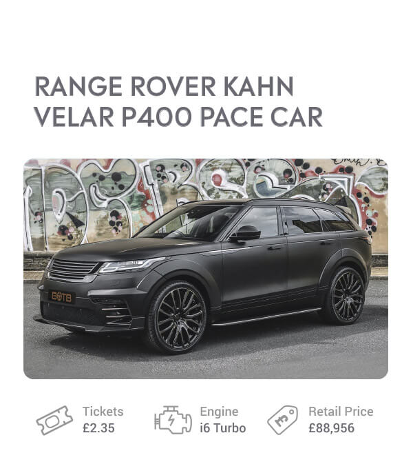 Range Rover Kahn Velar giveaway prize