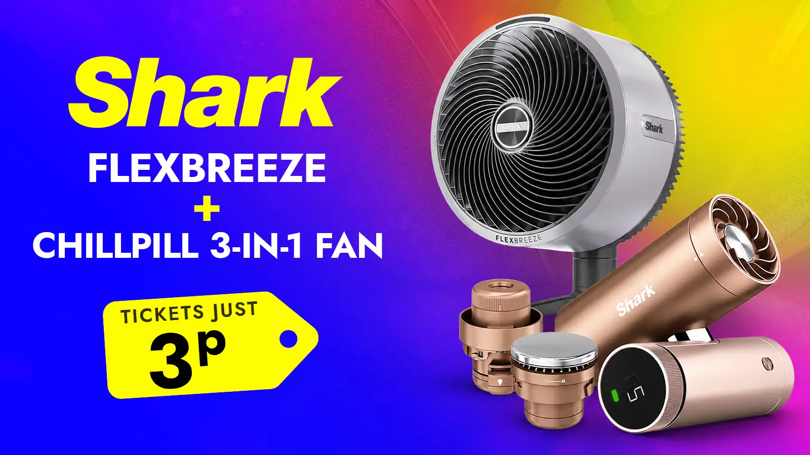   Win a SharkBreeze + Shark ChillPill 3-in-1 Fan