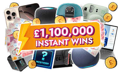 Mystery Prize Arcade - Win your dream tech prizes worth over £1.1M!