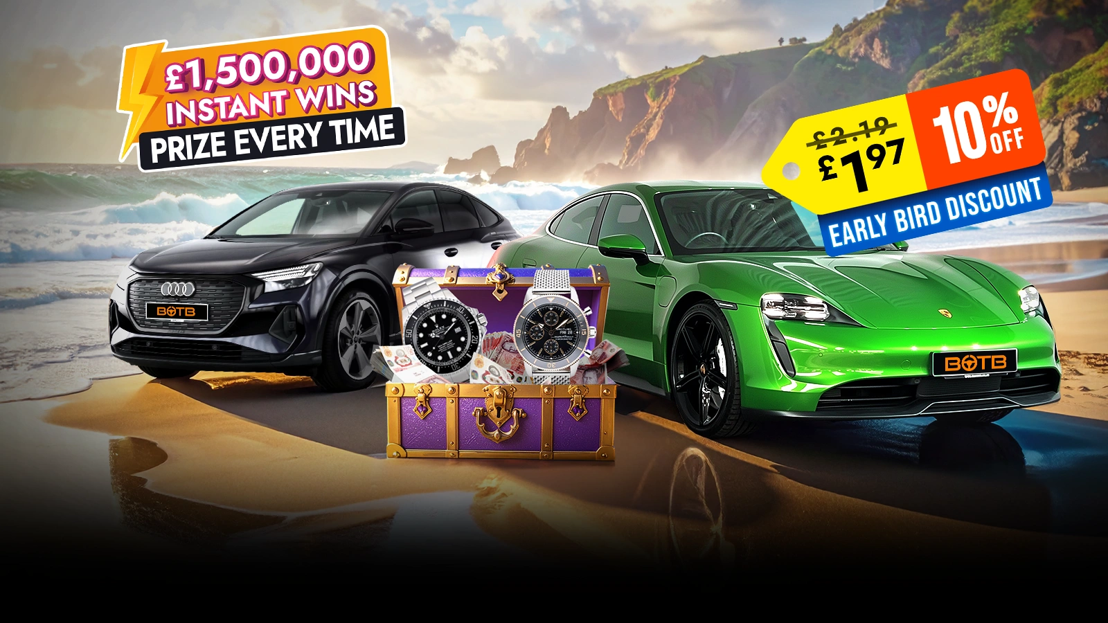 £1.5M+ to Win with Treasures of the Sea!