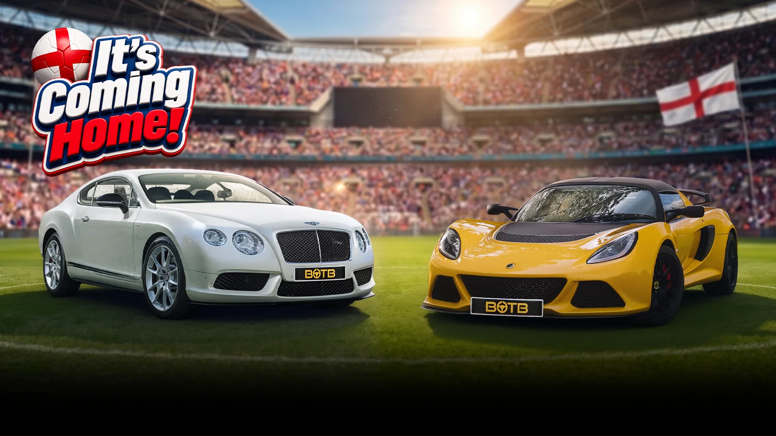  It's Coming Home Double Up - Lotus Exige + Bentley Continental W12