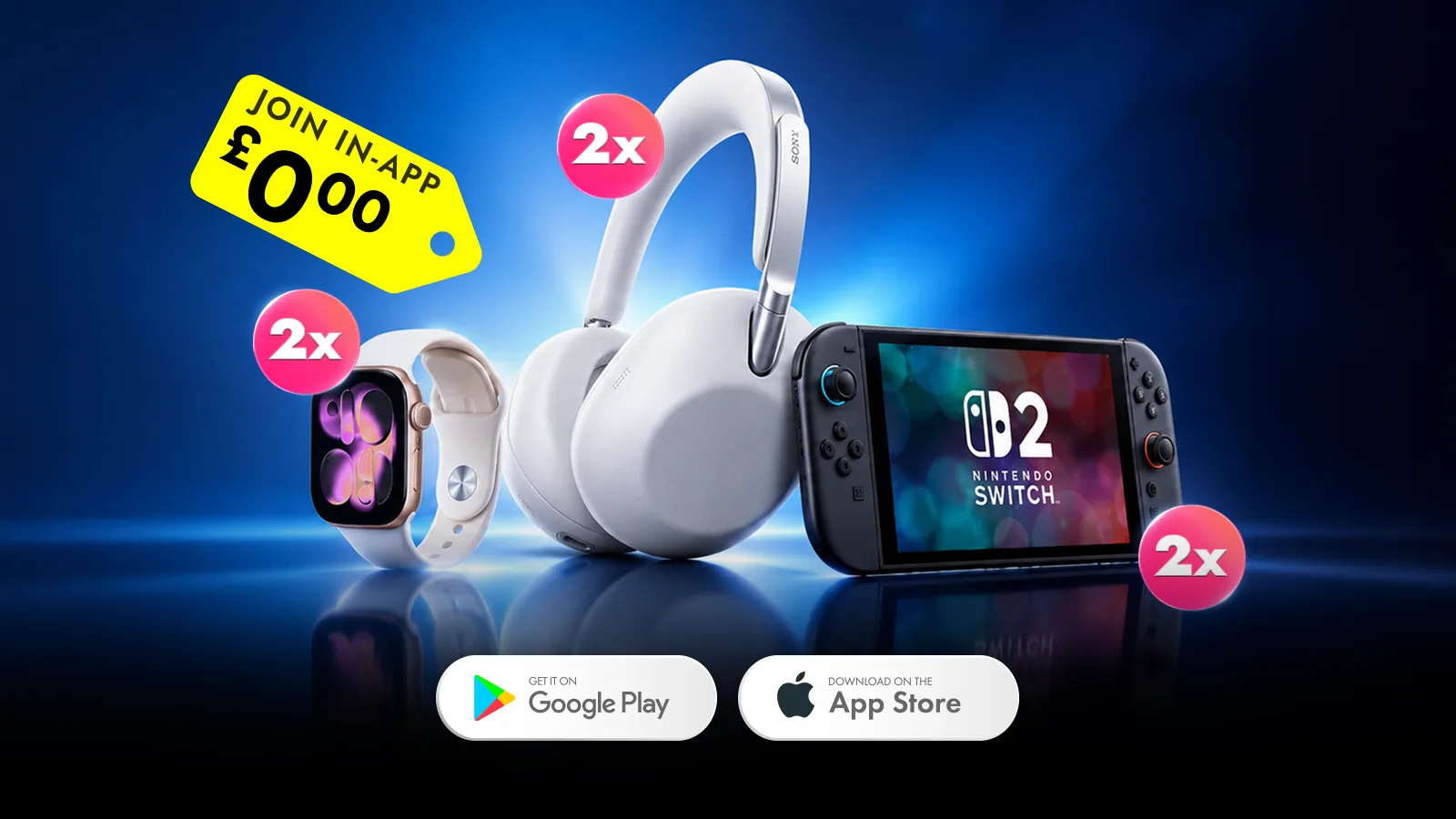   Win Free 2x Apple Watch Series 11, 2x Nintendo Switch 2, 2x Sony 1000X Headphones