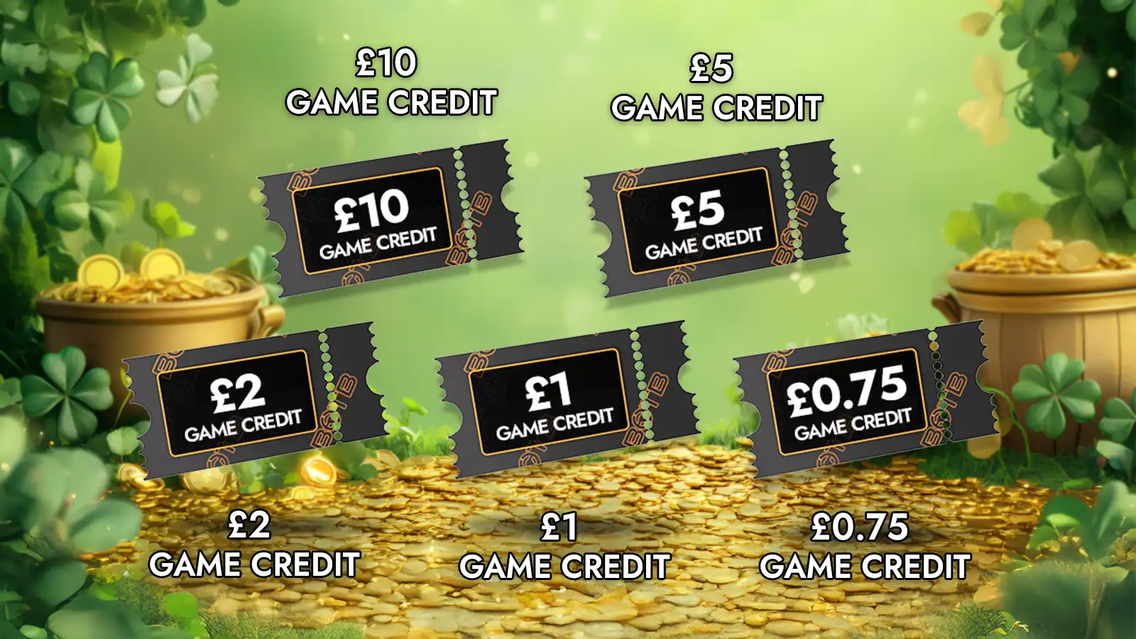 £400k Instant Wins – Paddy's Day Pocket Fillers – Prize Every Time!