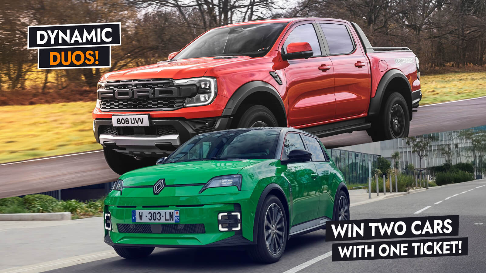 Renault 5 + Ford Ranger Raptor: Double Up!