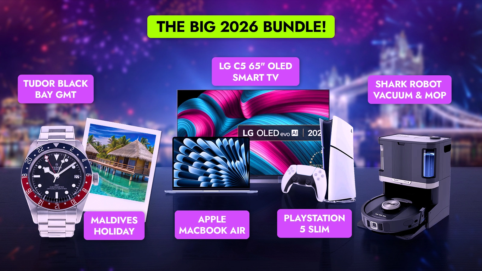   Power Up Your New Year With An Instant Tech Stash Worth £1.5M!