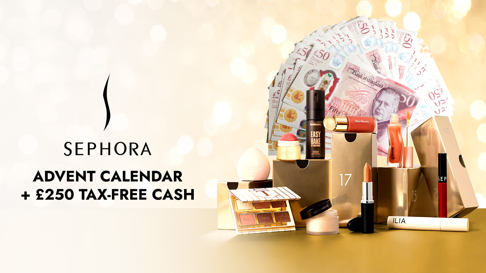   Win A Sephora Advent Calendar + £250 Tax-Free Cash!