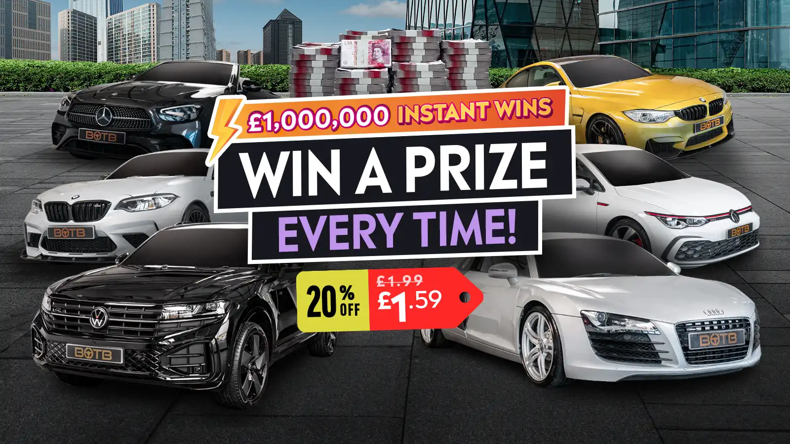   The £1M Competition: 100% Chance to Win!