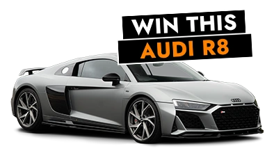 Win & Drive the Legendary £95k Audi R8 For Just 25p!