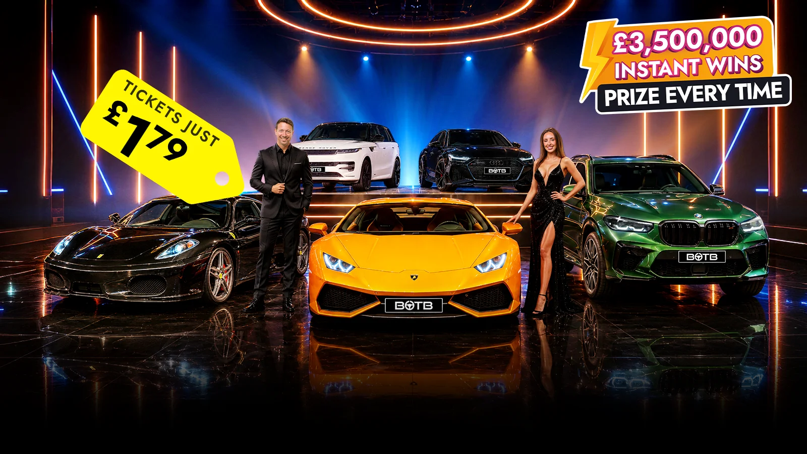   Biggest Instant Wins – Over £3.5M in Prizes Up for Grabs Every Time!