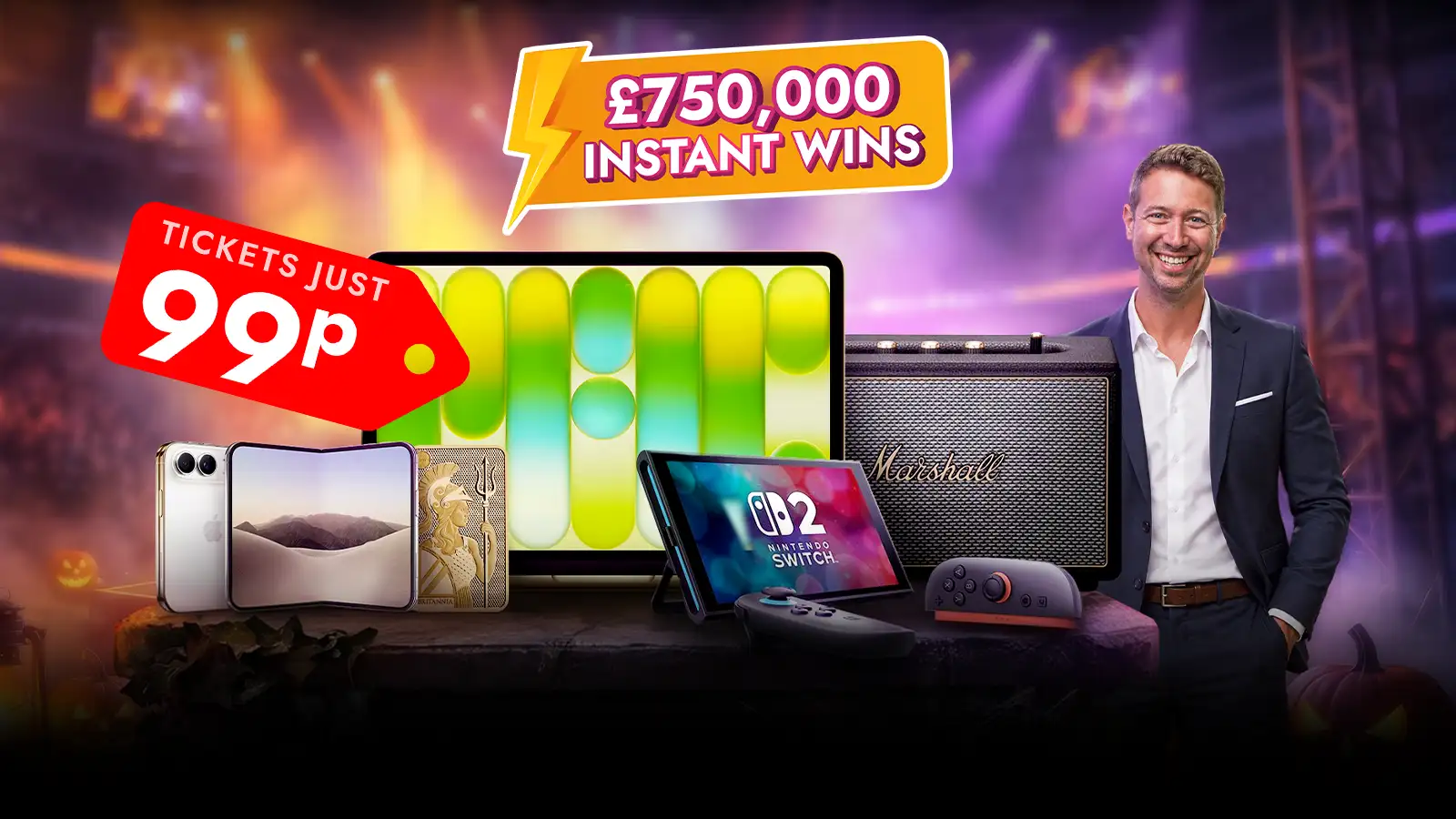   Just Launched! £750k+ Instant Wins! Bag A Trick Or Treat Instant Win Prize!